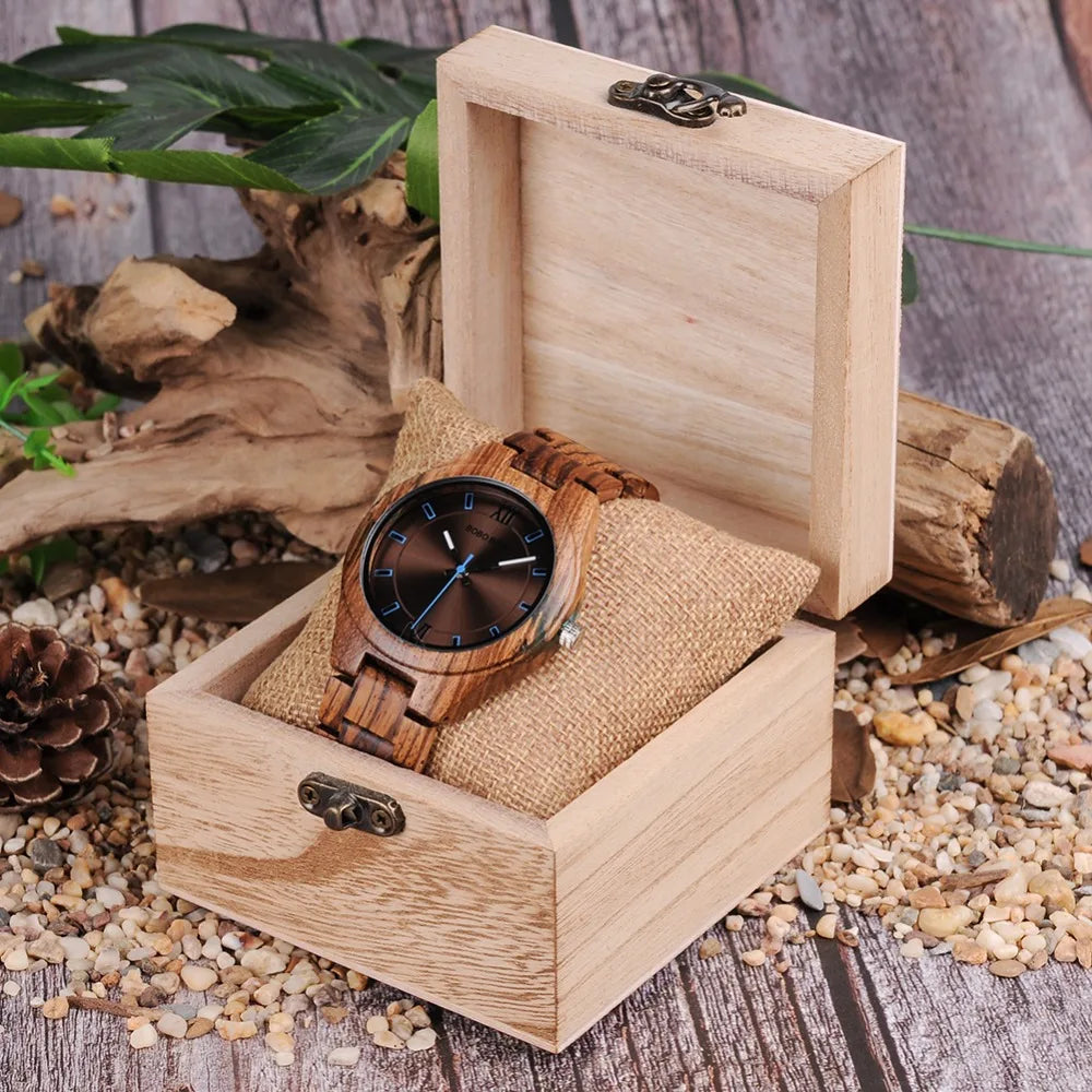 relogio masculino BOBO BIRD Wood Watch Men Special Design Handmade Wrist Watches for Him Customized Wooden Gifts DROPSHIPPING - Sun Studio