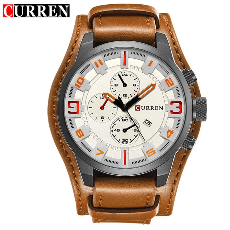 CURREN Men's Watches Top Brand Luxury Fashion&Casual Business Quartz Watch Date Waterproof Wristwatch Hodinky Relogio Masculino - Sun Studio