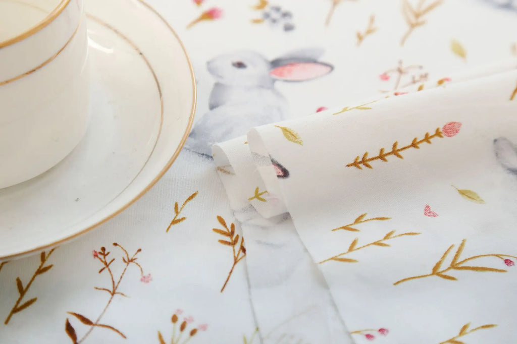 Rabbit Printed 100% Cotton Fabric DIY handmade sewing craft patchwork quilting Baby Dress home decor tissus tecidos cloth tilda - Sun Studio