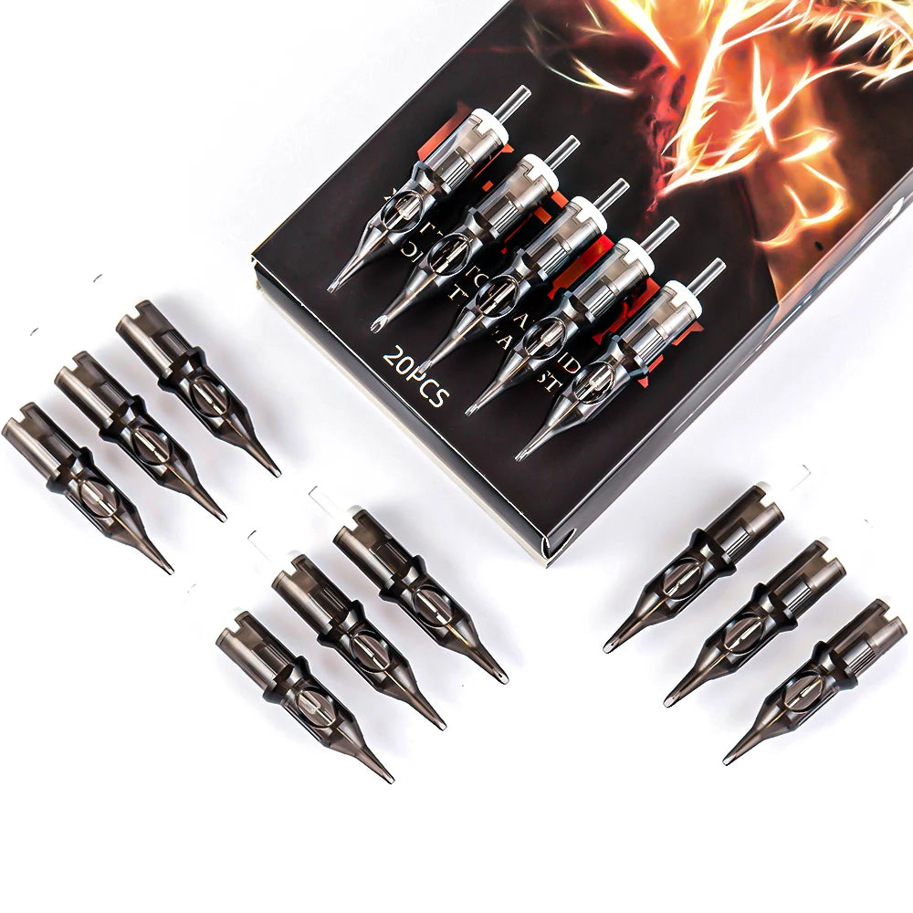 T-Rex U-REX Tattoo Cartridge Needles 20 pcs/box 0.35 mm safe sterilized tattoo needles for permanent cosmetic tattoos - Sun Studio