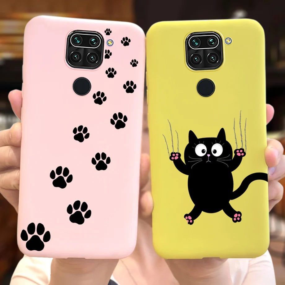 For Redmi Note 9s Case Pet Cats and Dogs Cover On Xiaomi Redmi Note 9 pro Max 9pro note9 Back Case Camera Protoctor Bumper Shell - Sun Studio