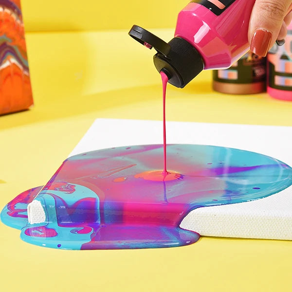 OPHIR Acrylic Pouring Paint Water-Based High Flow Arts Supply 36 Colors for Choose 100ML/Bottle TA001 - Sun Studio