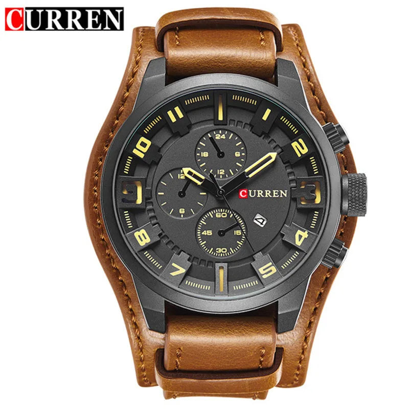 CURREN Men's Watches Top Brand Luxury Fashion&Casual Business Quartz Watch Date Waterproof Wristwatch Hodinky Relogio Masculino - Sun Studio
