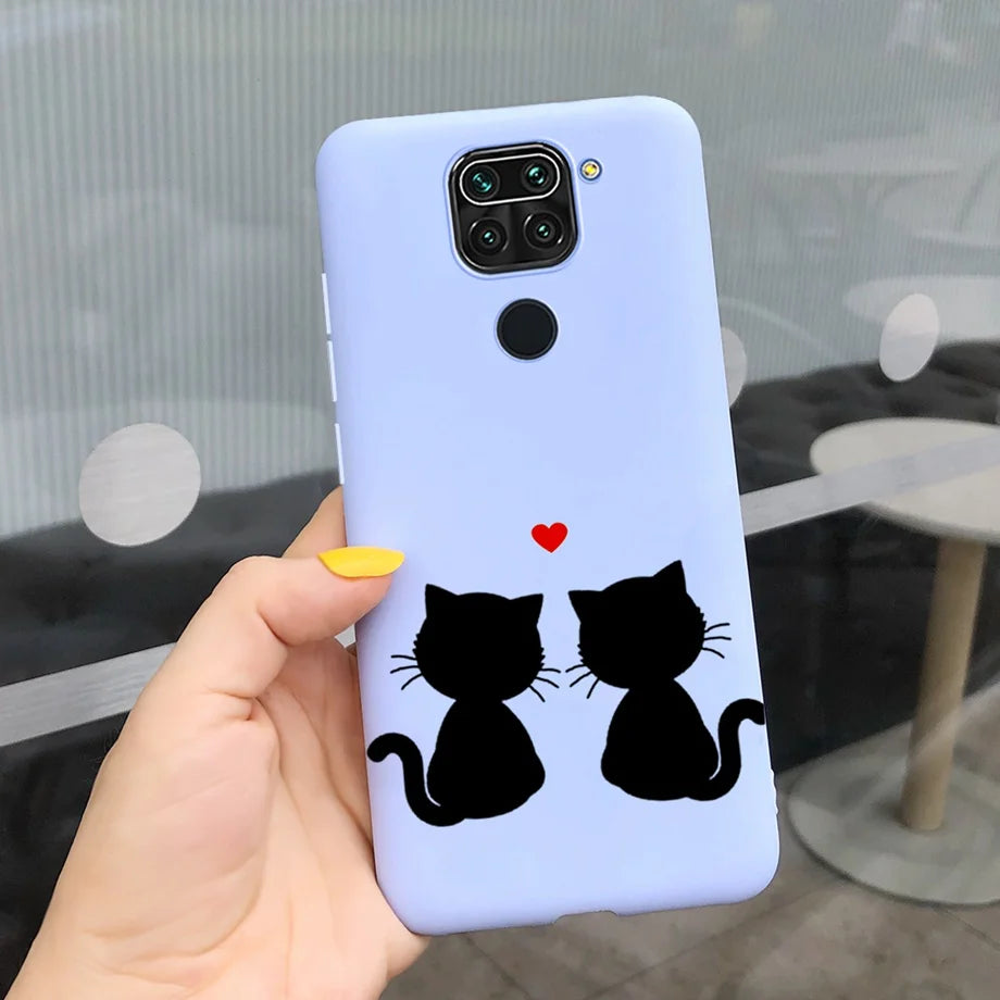 For Redmi Note 9s Case Pet Cats and Dogs Cover On Xiaomi Redmi Note 9 pro Max 9pro note9 Back Case Camera Protoctor Bumper Shell