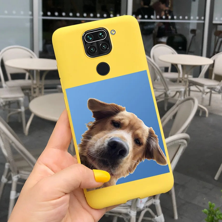 For Redmi Note 9s Case Pet Cats and Dogs Cover On Xiaomi Redmi Note 9 pro Max 9pro note9 Back Case Camera Protoctor Bumper Shell - Sun Studio