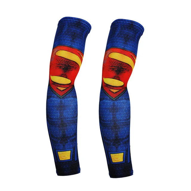 2PCS Coole Männer Frauen Radfahren Laufen Armwärmer UV Sonnenschutz Manschette Armabdeckung Angeln Arm Sleeve Basketball Armschutz