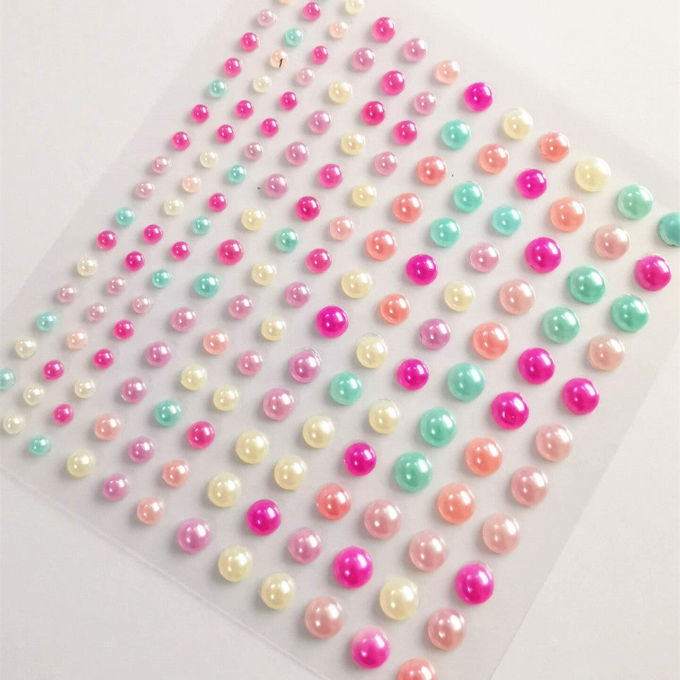1 Pc Disposable Tattoo Stickers Face Jewelry Color Crystal Diamond DIY Eyes Face Body Waterproof Makeup Decorations Rhinestones - Sun Studio