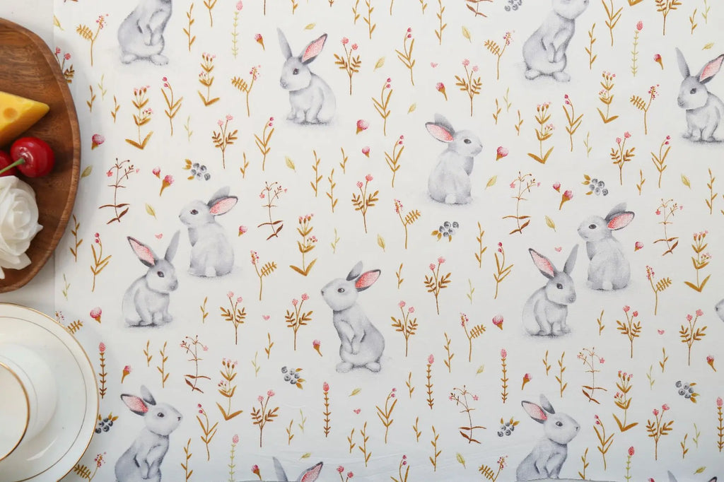 Rabbit Printed 100% Cotton Fabric DIY handmade sewing craft patchwork quilting Baby Dress home decor tissus tecidos cloth tilda - Sun Studio