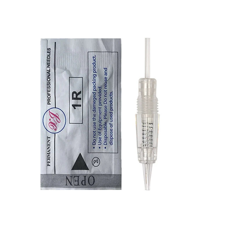 10pcs (Screw) Disposable Cartridge Needles Permanent Tattoo Makeup Eyebrow Lips Needles Embroidery Fog Needles Supplies - Sun Studio