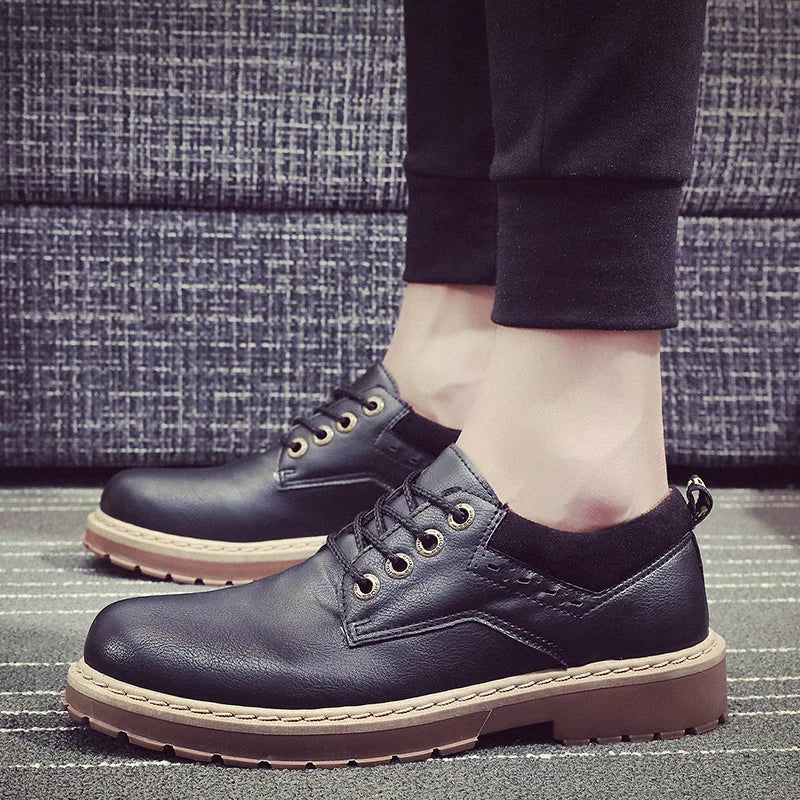 New Spring Autumn British Wind Retro Tooling Shoes Fashion Casual Shoes Sneakers Men  Zapatos De Hombre Men Loafers - Sun Studio