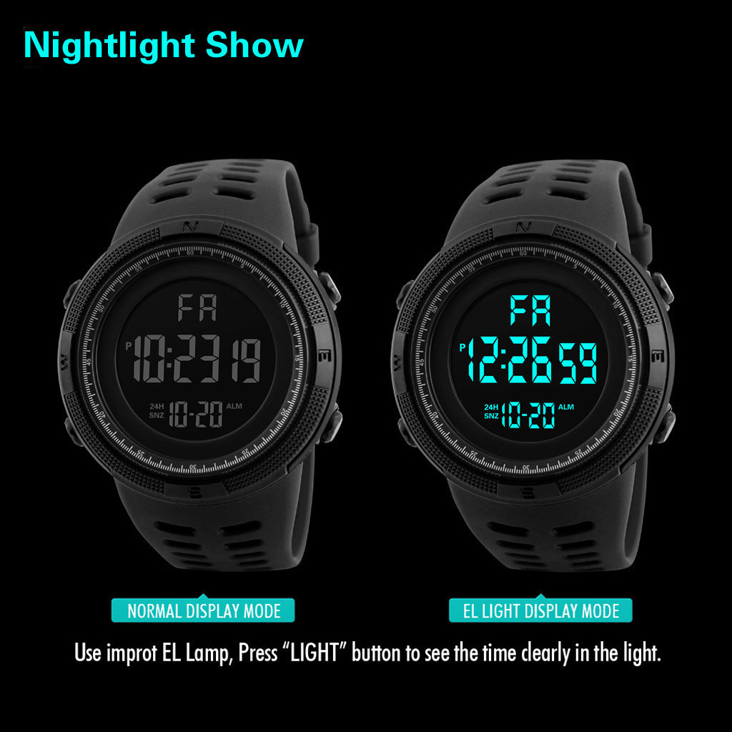 Herren Sport Uhren Luxus Digitale Uhr Stoppuhr Leuchtende Datum Woche Multifunktion Fitness Elektronische Armbanduhr Reloj Hombre