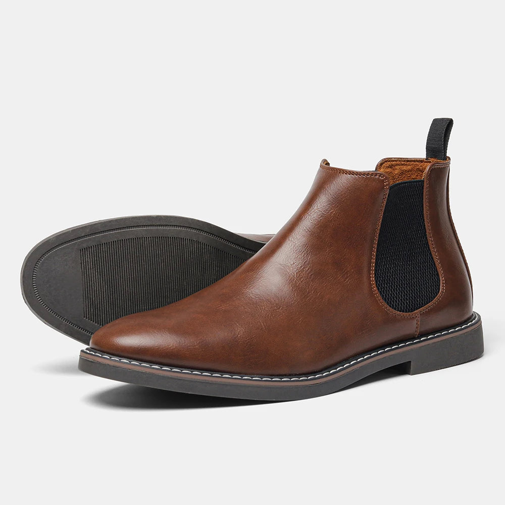 40~46 Men Chelsea Boots Brand Retro Comfortable Fashion Men Boots - Sun Studio