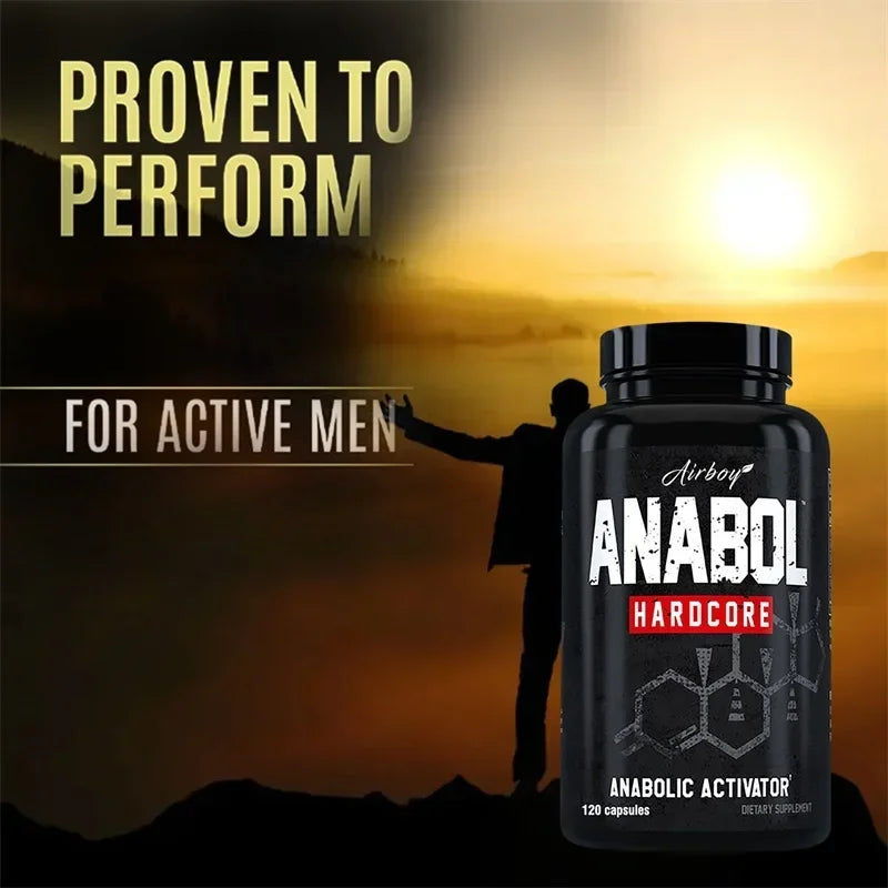 Anabol Hardcore Supplement - Anabolic Muscle Building Supplements That Promote Muscle Protein Synthesis and Increase Strength - Sun Studio