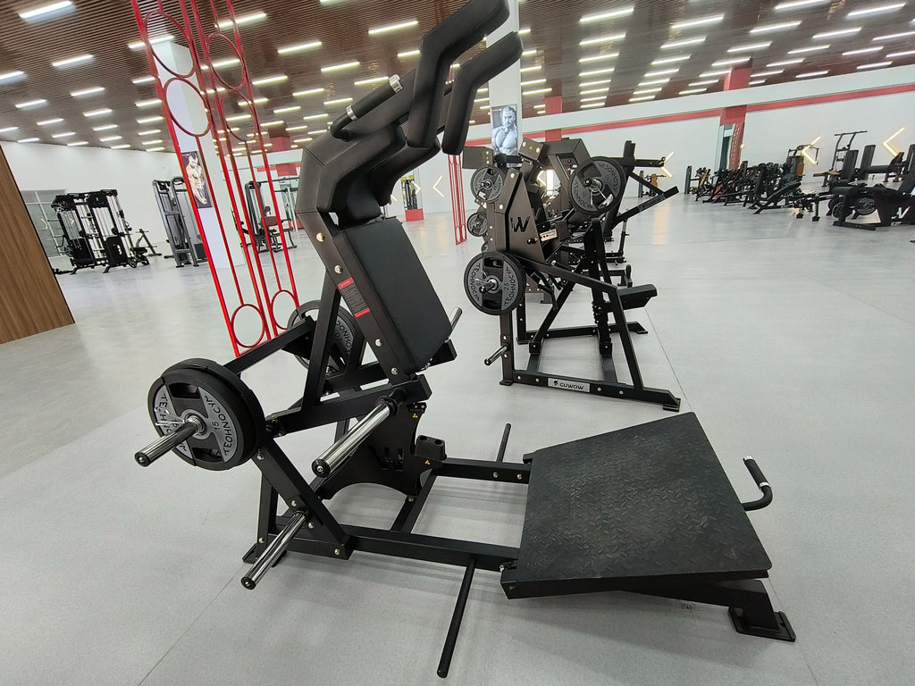 Hacker Squat Multi-Functional Gym Equipment For Strength Training Targets Arms Chest Legs Back Bodybuilding Made Steel Metal - Sun Studio