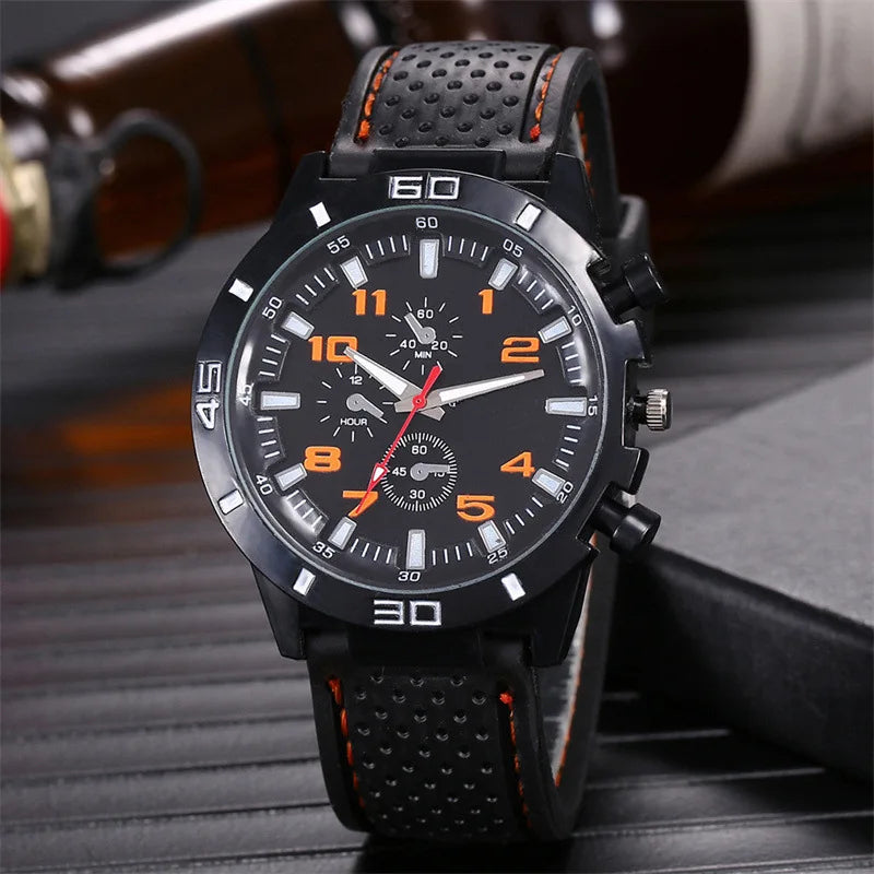 Fashion Date Quartz Men Watches Top Brand Luxury Male Clock Chronograph Sport Mens Wrist Watch Hodinky Relogio Masculino - Sun Studio