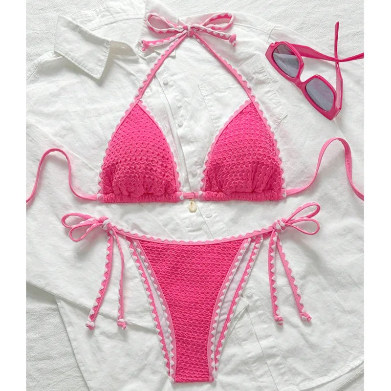 Summer Sexy Bikinis 2026 Women Swimwear Female Swimsuit For Swim Wear Bathing Suits Brazilian Bikini Set Beachwear Pool Bather - Sun Studio
