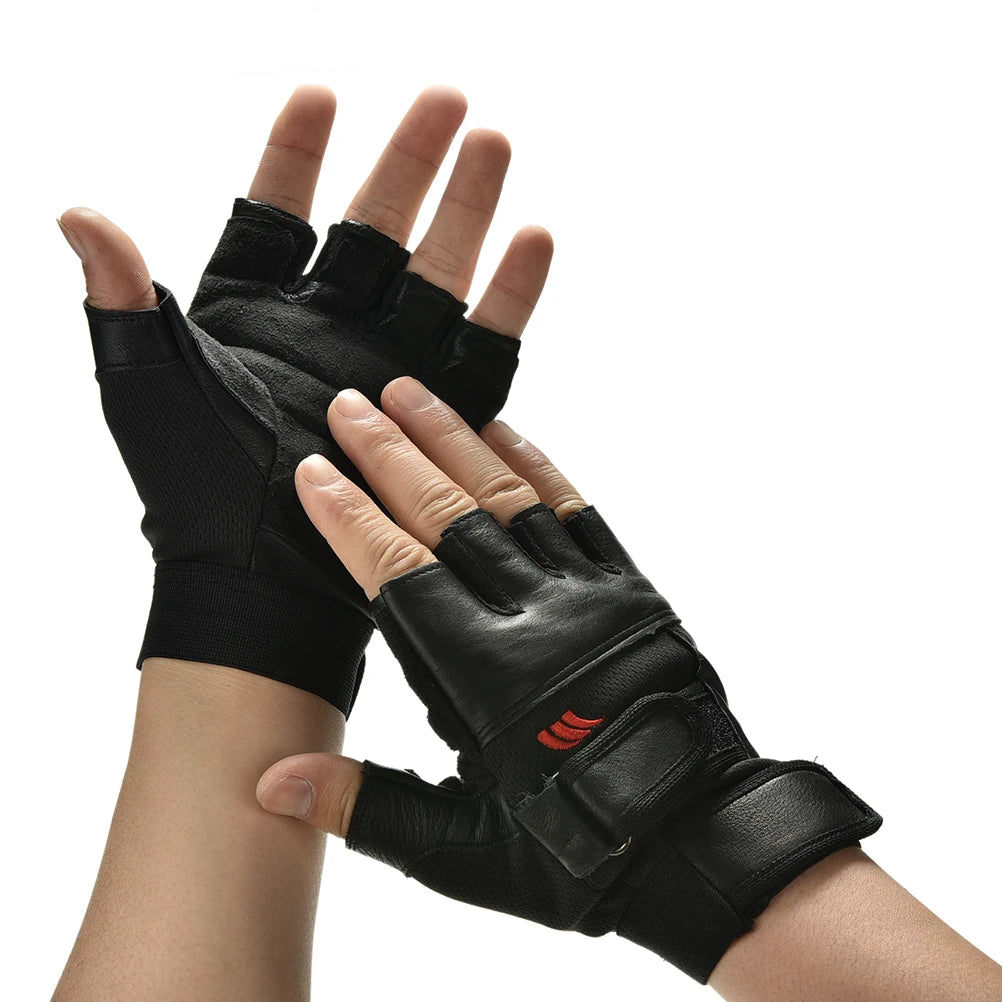 Wholesale Men Weight Lifting Gym Exercise Training Sport Fitness Sports Car Leather Gloves - Sun Studio