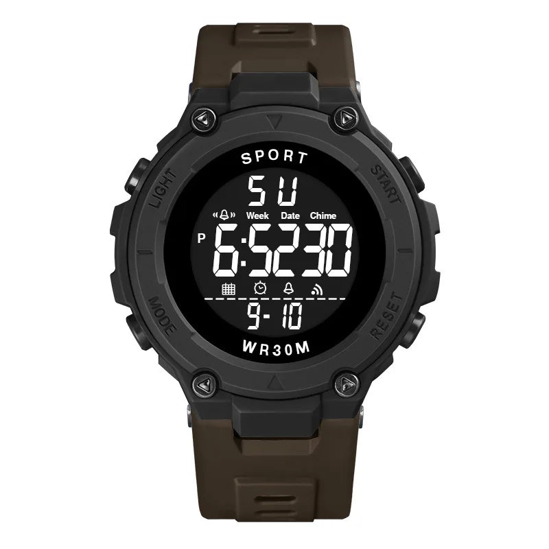 Herren Sport Uhren Luxus Digitale Uhr Stoppuhr Leuchtende Datum Woche Multifunktion Fitness Elektronische Armbanduhr Reloj Hombre