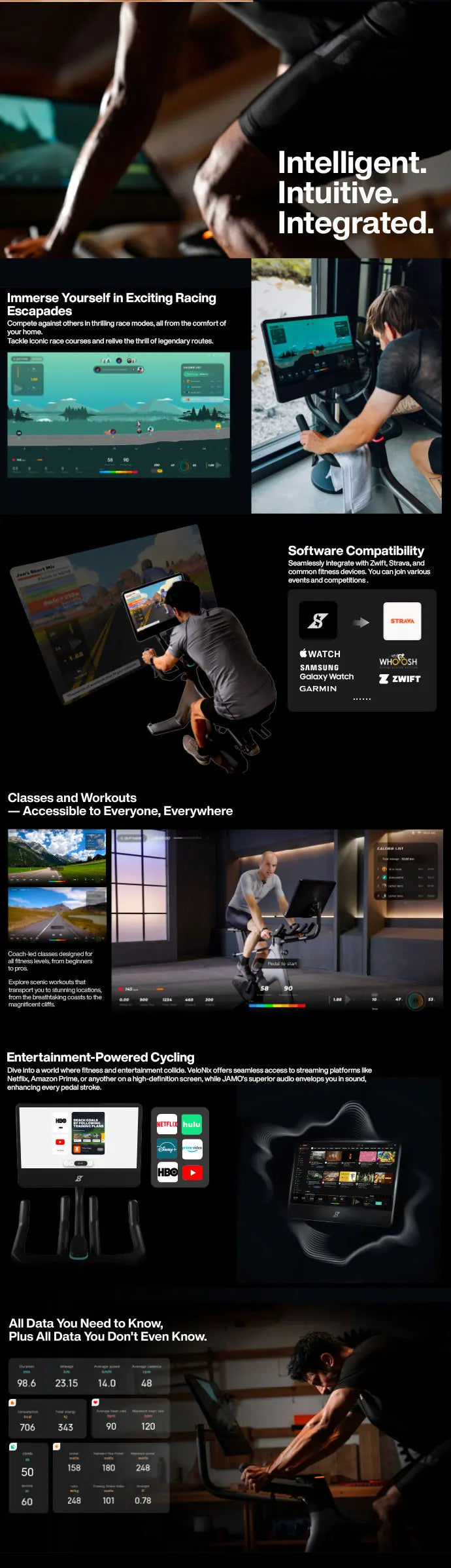Indoor Trainer Bike Home Gym Fitness Exercise Stationary Indoor Cycling Spin Workout Bike - Sun Studio
