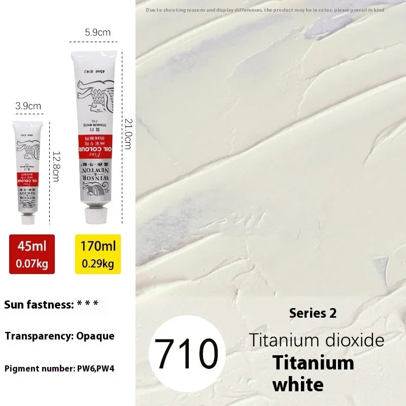 45ml Ölmalerei Transparente Tube Schnell trocknend Weiß Gold Silber Professionelle Farbmalbedarf für Künstler Studenten Anfänger