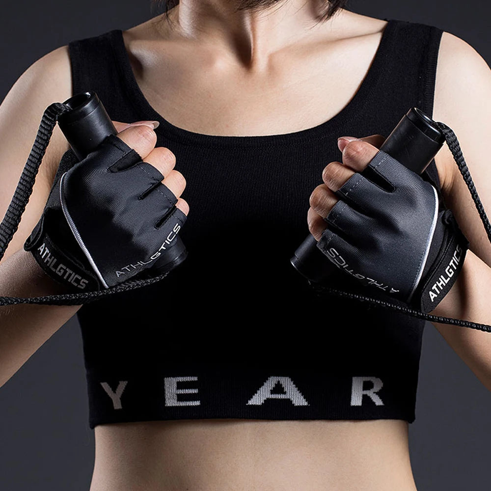 Gym Gloves for Men Women Fitness Weight Lifting Wristband Gloves Body Building Training Sports Exercise Cycling Glove Shockproof - Sun Studio
