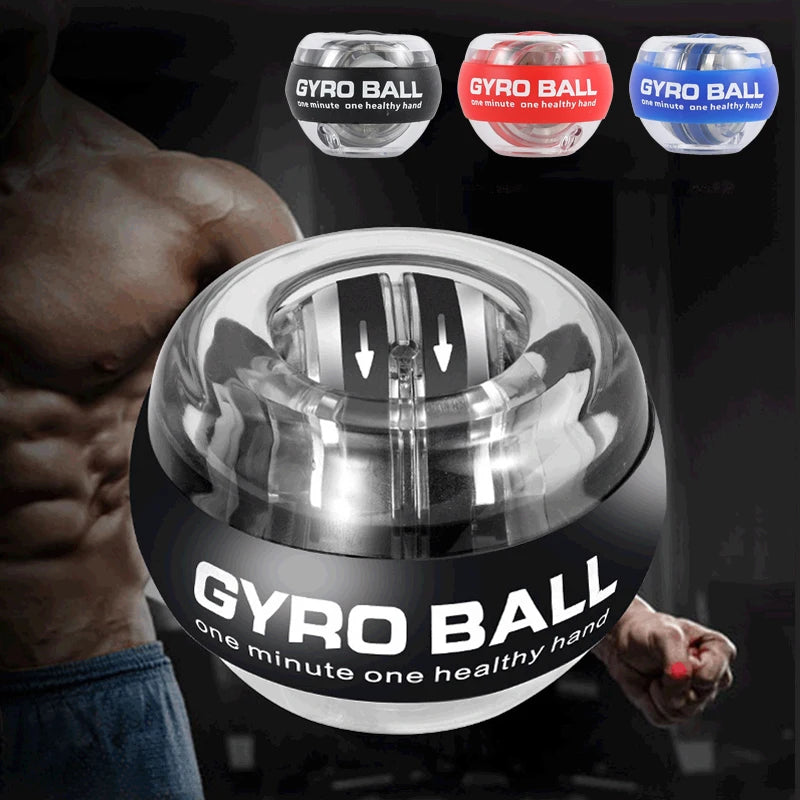Self-start Wrist Force Ball Powerball Forearm Trainer Muscle Fitness Equipment Gyroscope Power Ball Gyro Wrist Booster Trainer - Sun Studio