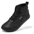 HOBIBEAR Unisex Winter Barefoot Shoes Womens Men Wide Toe Box Faux Fur Lined Ankle Sneakers Artificial Leather Lace Up Shoes - Sun Studio