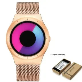 Relogios Masculino Creative Quartz Watches Men Fashion Brand Fashion Stainless steel Unisex Watch Clock Male female Designer - Sun Studio