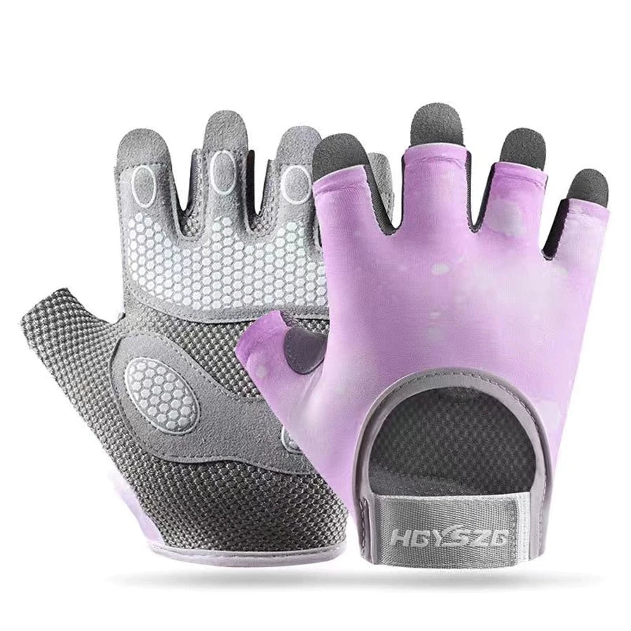 Fitness gloves for outdoor sports, cycling, weightlifting, comfortable, breathable, lightweight, anti slip, wear-resistant, men' - Sun Studio