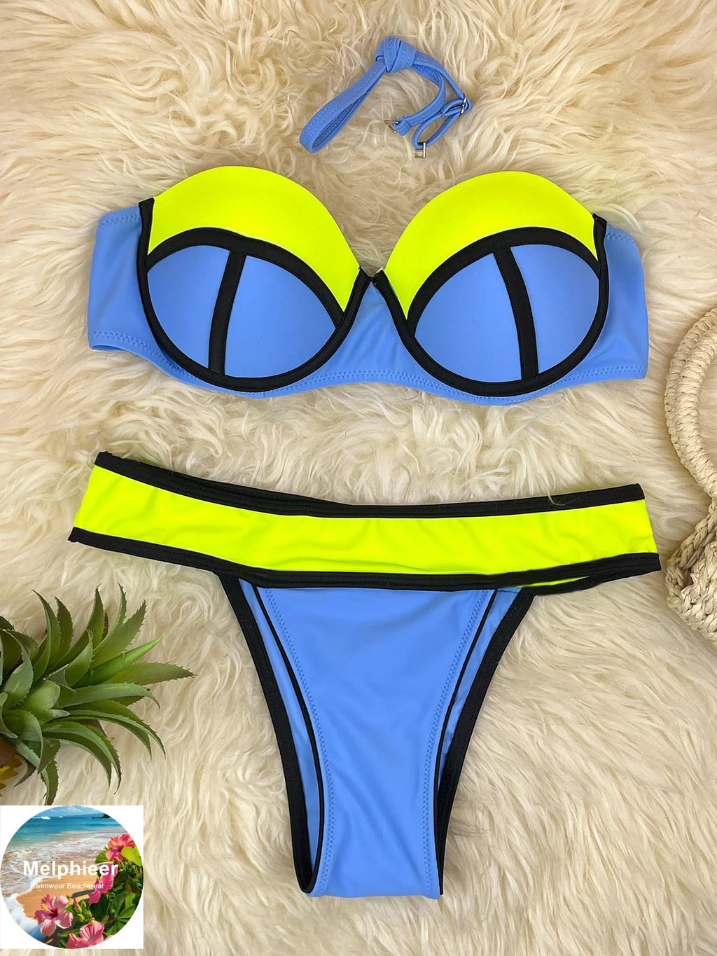 Bandeau Bikini Women Swimsuit Two-Piece Bathing Suit Woman Swimwear 2026 Sexy Underwired Push Up Bikinis Sets Beachwear Summer - Sun Studio