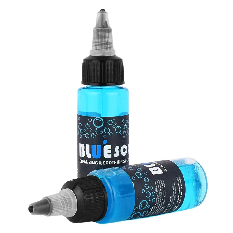 Microblading 40ml Blue Soap Cleansing & Soothing Solution Avoiding skin irritation Tattoo Studio Supply Tattoo Accessories - Sun Studio