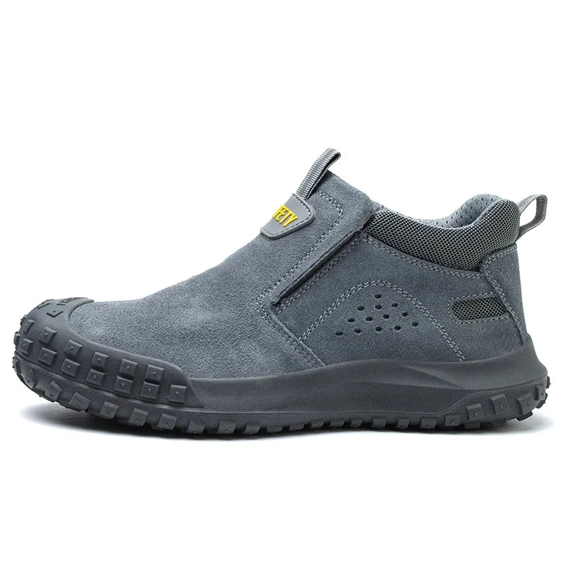 Men Safety Boots Welder Safety Shoes Anti-Smash Indestructible Safety Shoes Men Work Boots Steel Toe Security Boots Footwear - Sun Studio