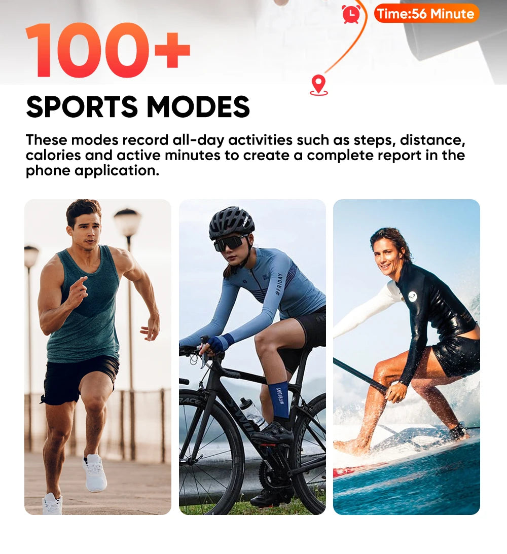 2025 New 1000mAh Battery Smart Watch For Men Women Bluetooth Call Heart Rate Monitor Watches IP68 Waterproof Sports Smartwatches - Sun Studio