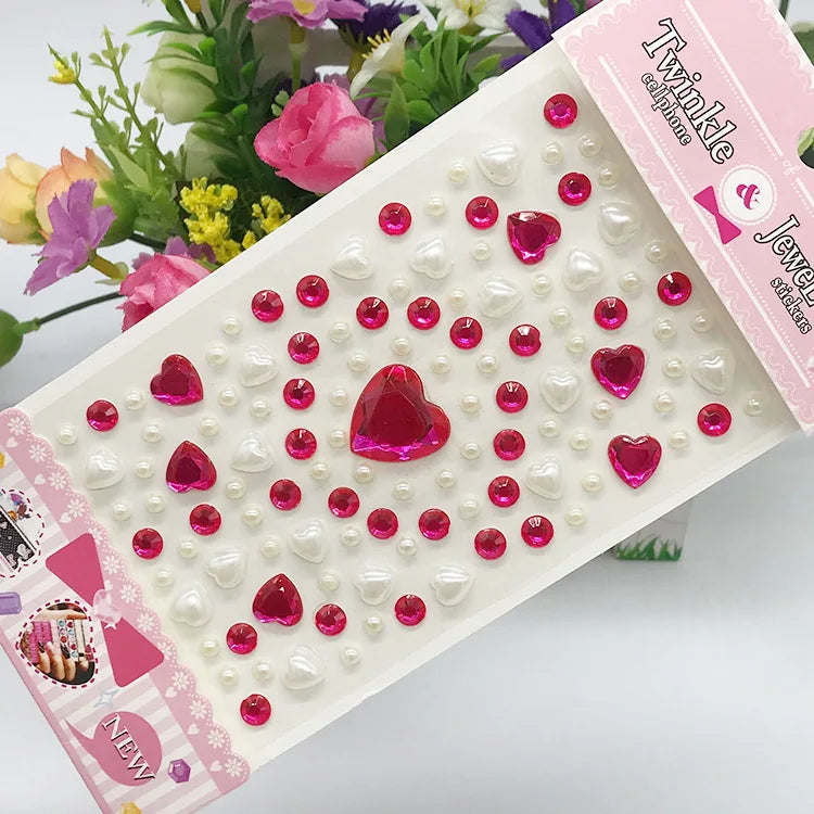 Glitter Face Stickers for Children Rhinestones for Eyes Face Diamonds Bright Stickers Festival Makeup Jewels Stickers ZS006 - Sun Studio