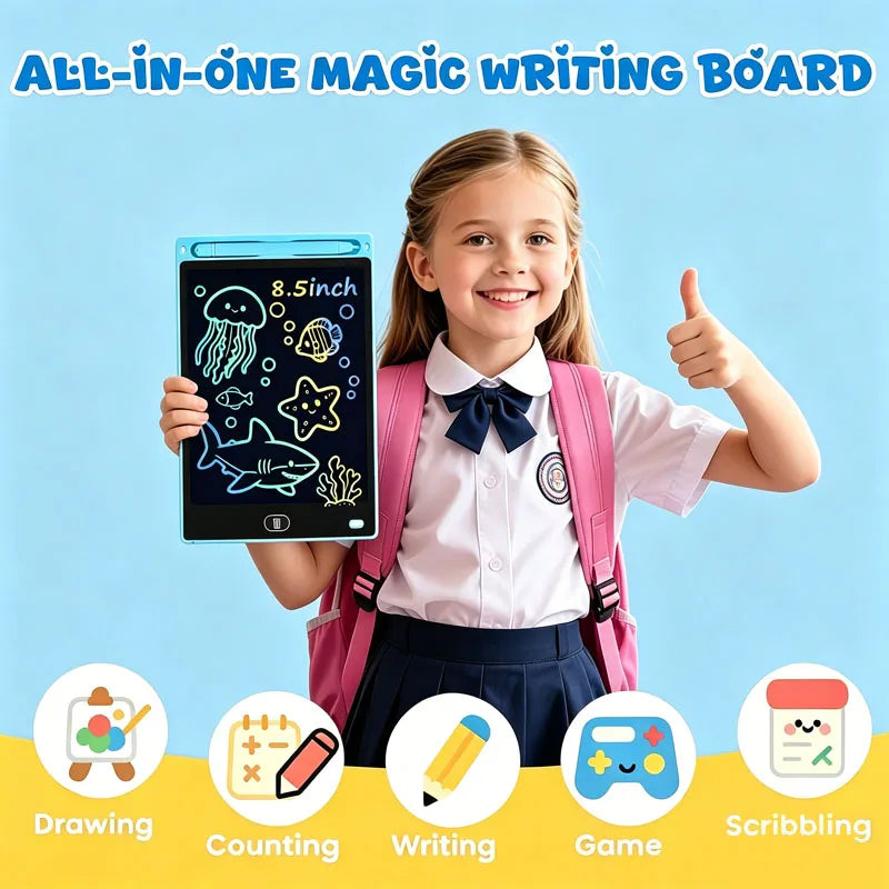 8.5 Inch LCD Writing Tablet Digital Drawing Tablet Handwriting Pads Portable Electronic Doodle Blackboard Travel Educational Toy - Sun Studio