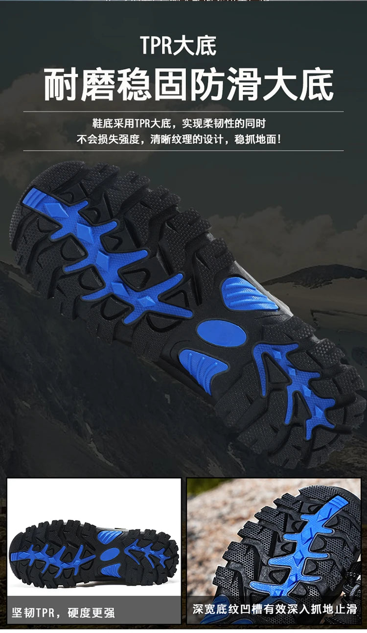 New Couples Outdoor Mountain Desert Climbing shoes Men Women Ankle Hiking Boots Fashion Classic Trekking Footwear - Sun Studio
