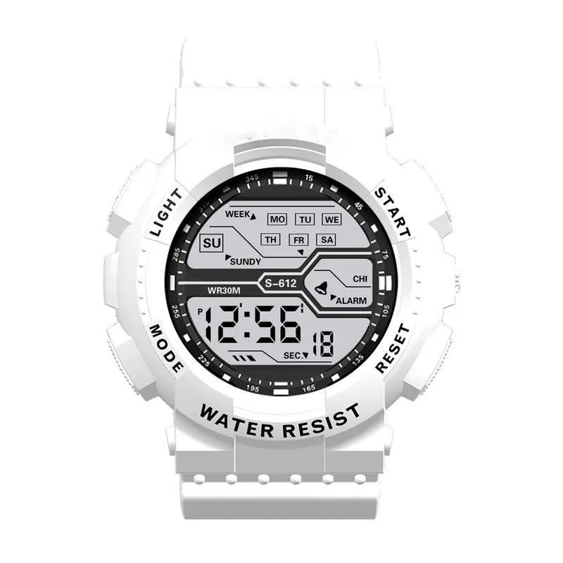 Sports Digital Electronic Watch 55mm Large Dial Sport Watch Outdoor Multifunction Watches Clock for Men Teen Student - Sun Studio