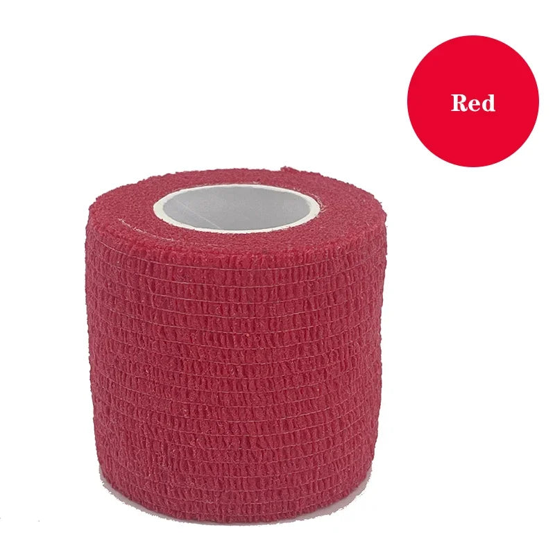 1/6pcs 5cmx4.8m Einweg-Tattoo-Verband Sportband Selbstklebender elastischer Verband Farbenband Tattoo-Zubehör