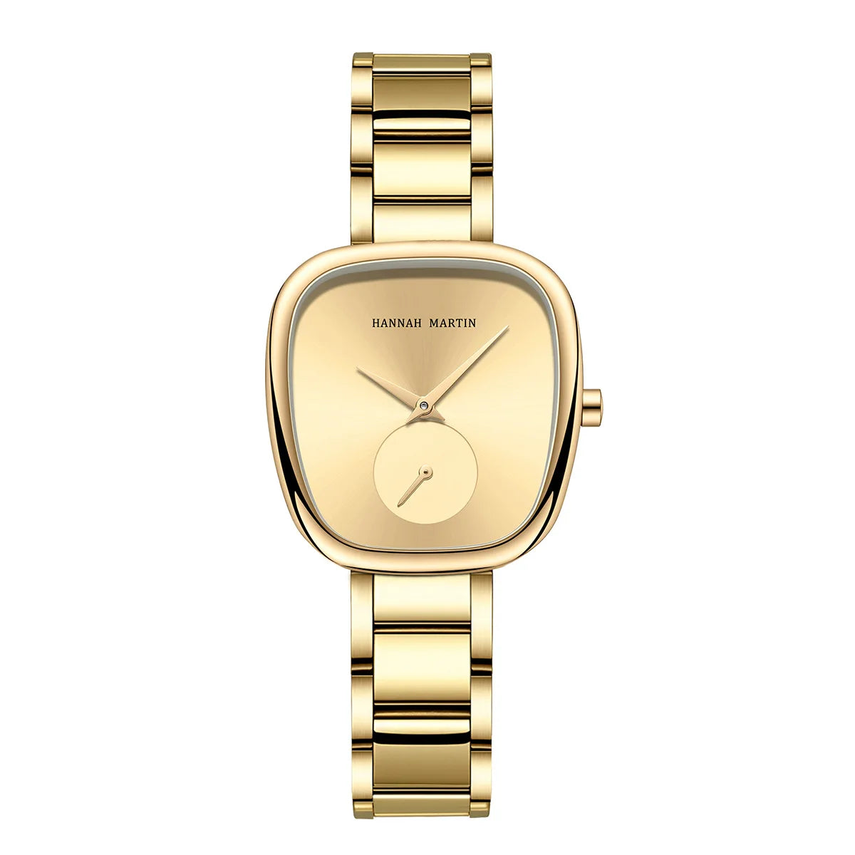 2025 New Women Quartz Wristwatch 34mm Wine Barrel Rose Gold Black Stopwatch Fashionable Minimalist Style Oval Watches for Women - Sun Studio