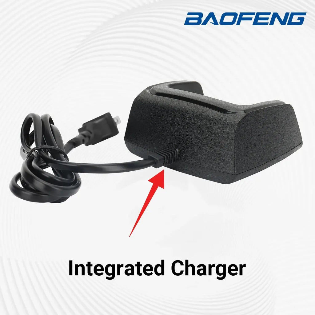 Baofeng UV 13 Battery Charger For Walkie Talkie UV K5M UV K5 Plus UV 8R Base Desktop Charger Station Two Way Radio Accessories - Sun Studio