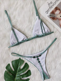 2026 Shiny Crystal Diamond Bikini Women Swimsuit Female Triangle Swimwear Two Pieces Bikini Set Micro String Bather Bathing Suit - Sun Studio