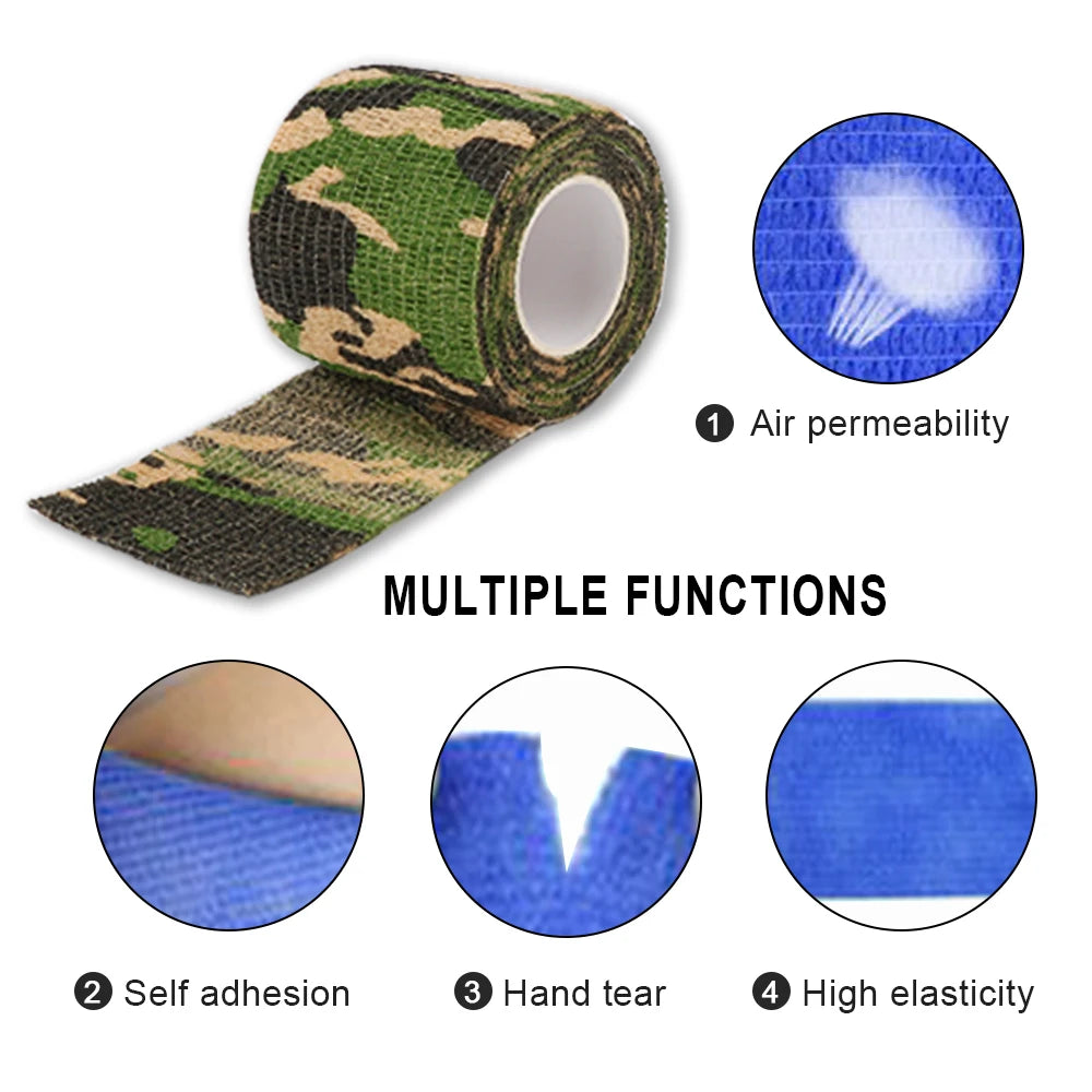10pcs/Lot Tattoo Grip Bandage Cover Wraps Tapes Nonwoven Waterproof Self Adhesive Finger Protection Permanent Makeup Accessories - Sun Studio