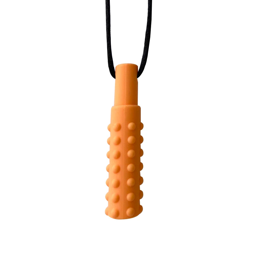 1pcs Silicone Teether Kids Chew Necklace Sensory Chewy Pendant Oral Motor Toys Therapy Tools for Autism ADHD chidren's goods - Sun Studio