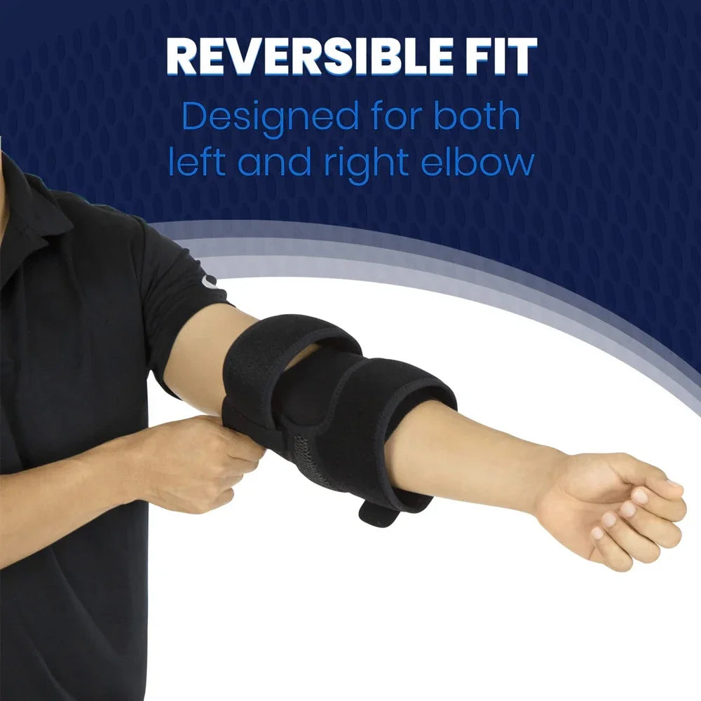 1 PC Sports Medicine Adjustable Elbow Support for Tennis & Golfer's Elbow, Support and Relive Strain for Men & Women,One Size - Sun Studio