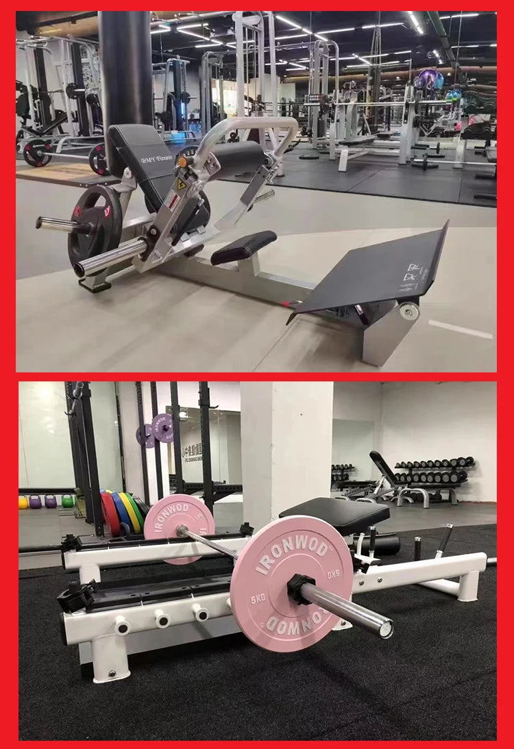 Glute Bridge Machine Gym Hip Lift Hip Thrust Plate Gym Fitness Equipment Glute Bridge Machine - Sun Studio