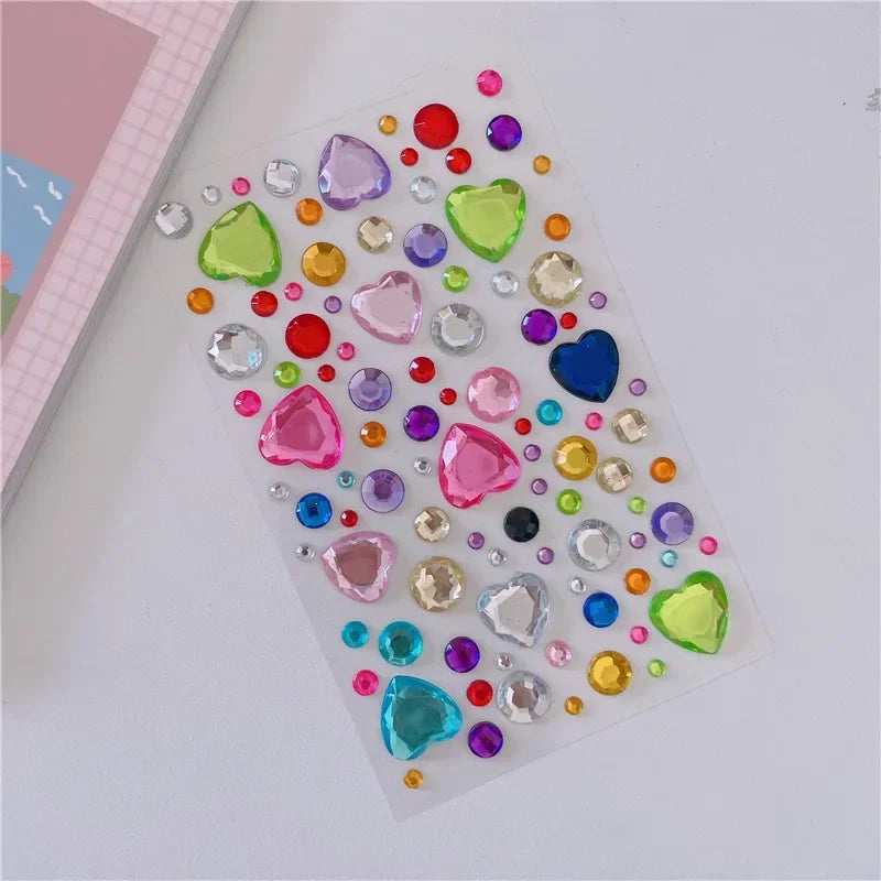 Glitzer Gesicht Aufkleber für Kinder Strasssteine für Augen Gesicht Diamanten Helle Aufkleber Festival Makeup Juwelen Aufkleber ZS006