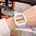 Fashion Women Watches Big Square Quartz Watch Women's Wristwatch Waterproof Silicone Strap Casual Ladies Watch Clock - Sun Studio