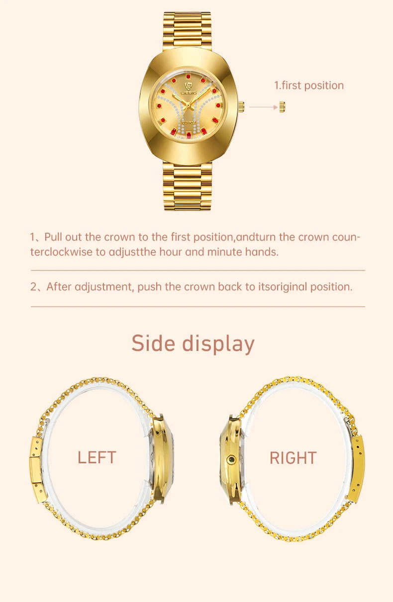 Fashion Brand Men's watches Women's Quartz watch Female Waterproof Luxury Wristwatch Relogio Feminino Casual Male Clock L1021 - Sun Studio