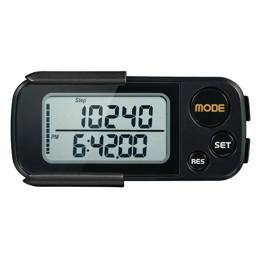 1PC Pedometer Step Walking 3D Digital Pedometers Steps Watch Women Pocket Stopwatch Exercise Step Miles Counter Electronic K8S0 - Sun Studio