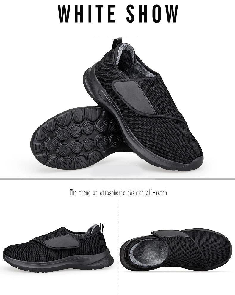 Winter Damen Orthopädie Breite Füße Geschwollene Gehen Freizeit Schuhe Daumen Eversion Anpassung Weich Bequem Diabetiker Herren Schuhe